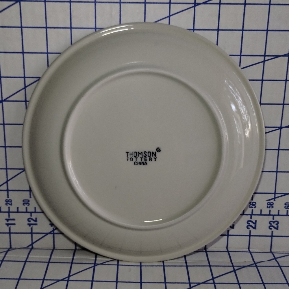 Thomson Pottery "Snowman" 10.25 Inch Dinner Plate Replacement - Picture 2 of 2